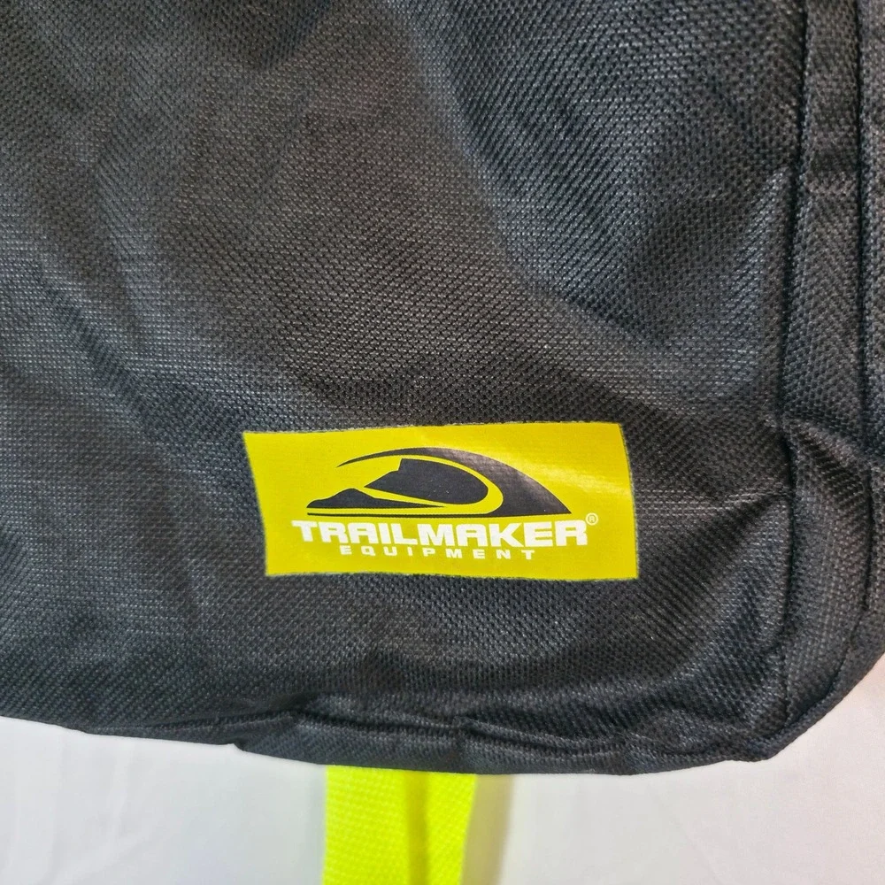 Trailmaker Backpack Unisex One Size Black Neon Yellow Excellent Utility School